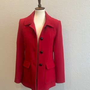 Worthington Women's Bold Red Pea Coat